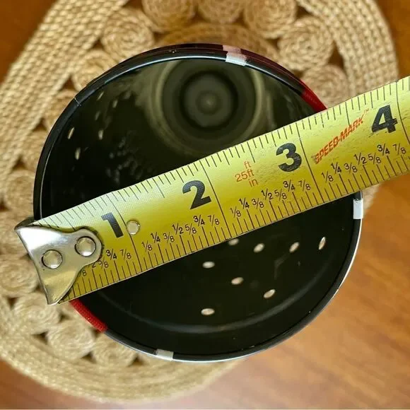 Vintage 2003 KAHLUA 12.5" X 3.5" Round Collectible Tin With Red Interior Light - Picture 10 of 13